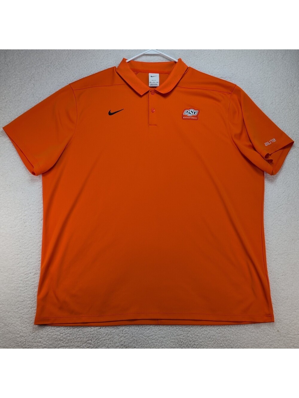 Nike Elite Oklahoma State Cowboys Basketball Dri-FIT Polo Men’s 2XL